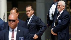 Hunter Biden departs federal court after a plea hearing on two misdemeanor charges of willfully failing to pay income taxes in Wilmington, Delaware, on July 26. 
