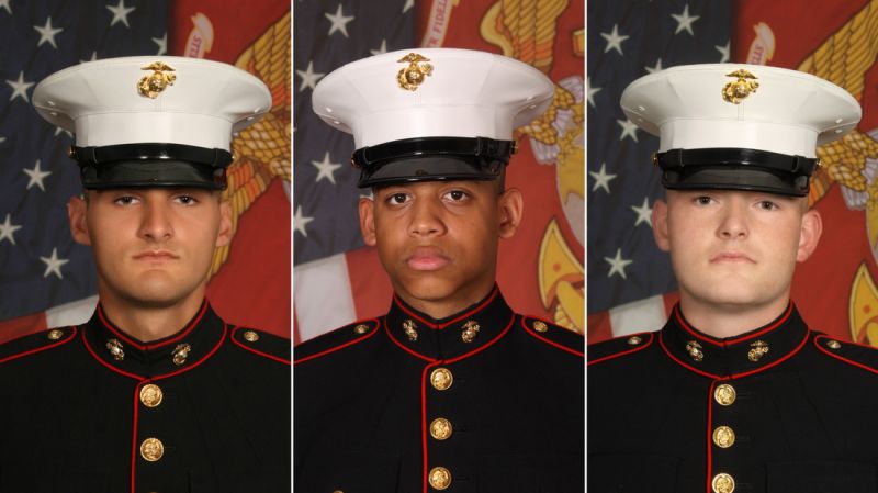 NextImg:3 Marines who were found dead in a car in North Carolina died from carbon monoxide poisoning, police say | CNN