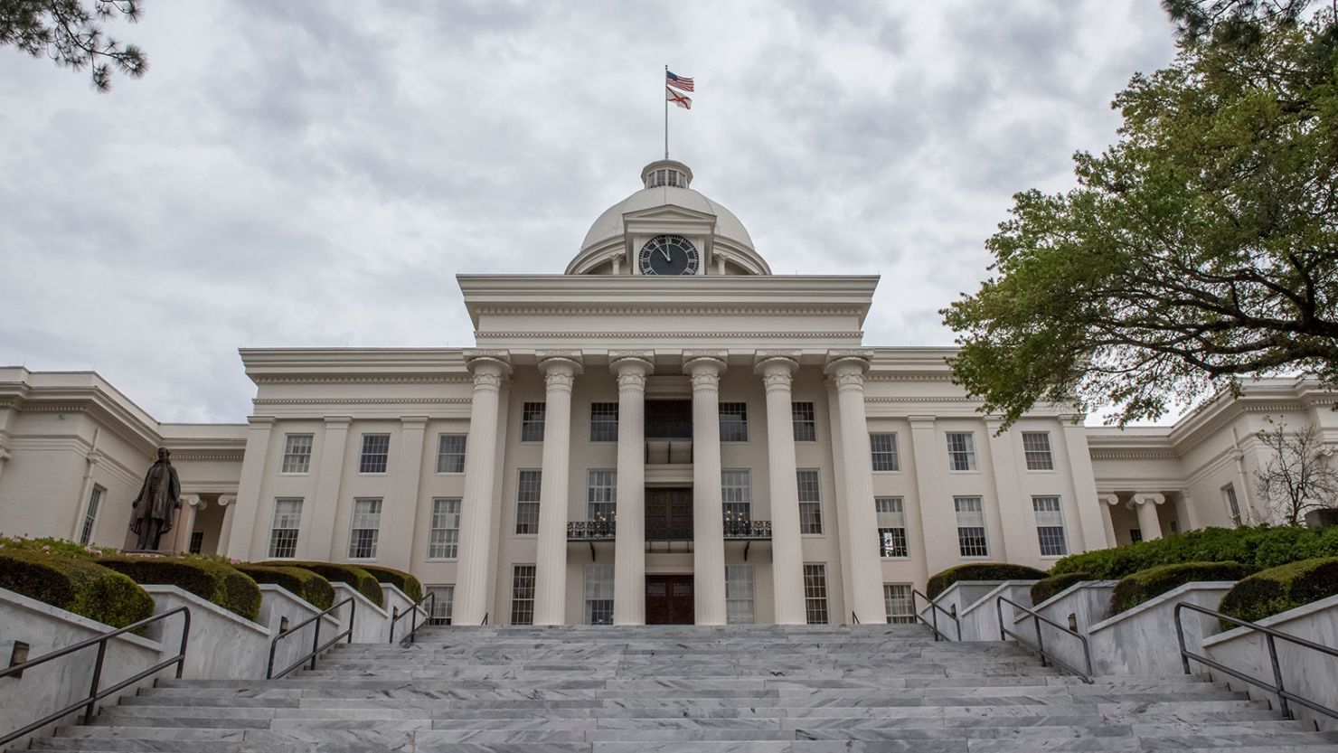 The Alabama State Capitol building.
