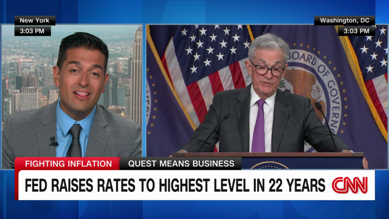 Fed raises rates to highest level in 22 years | CNN Business