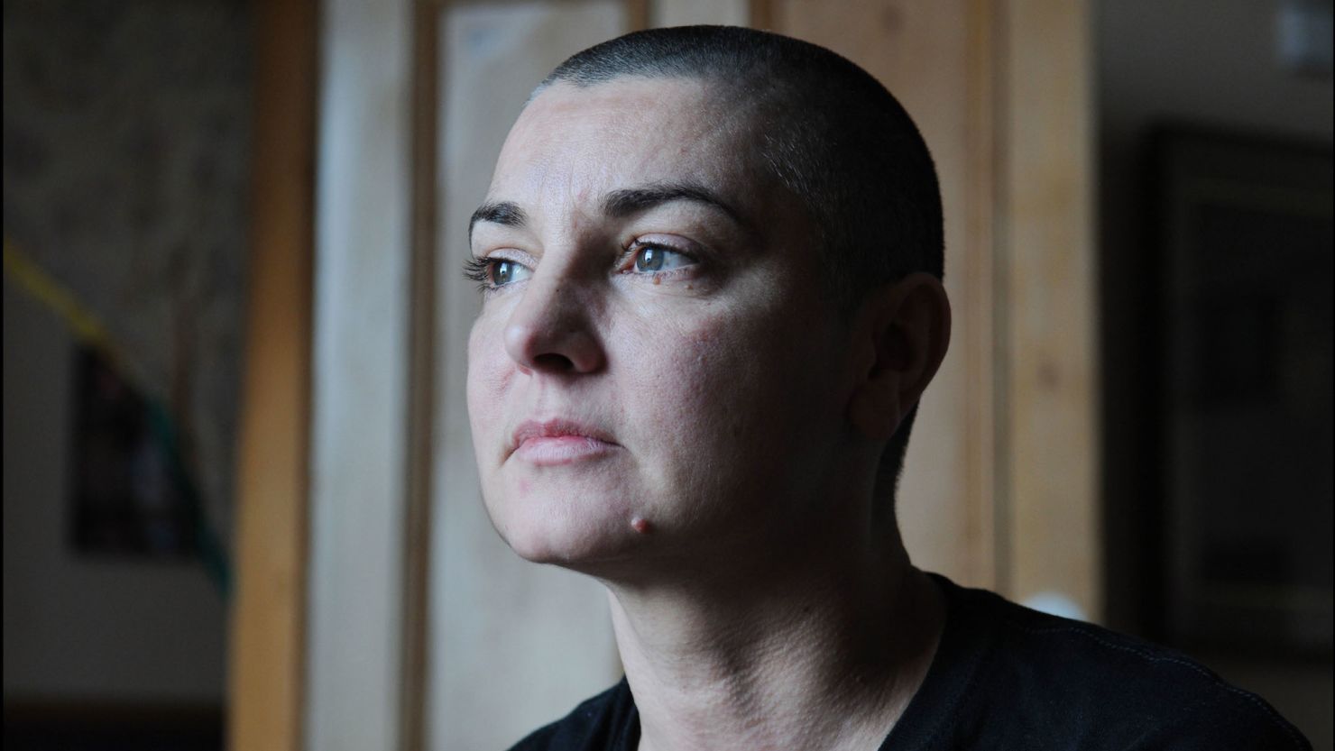 Sinead O'Connor at her home in County Wicklow, Republic of Ireland in 2012.