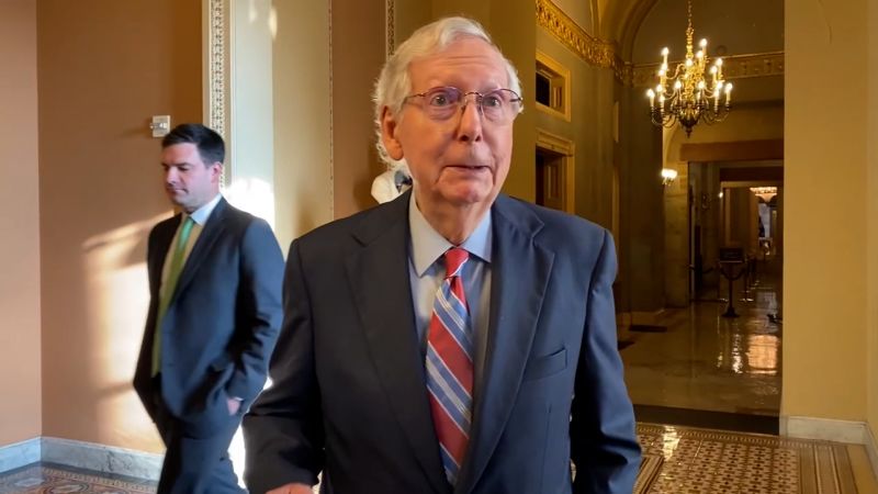 Video: Mitch McConnell speaks out after freezing up at press conference | CNN Politics