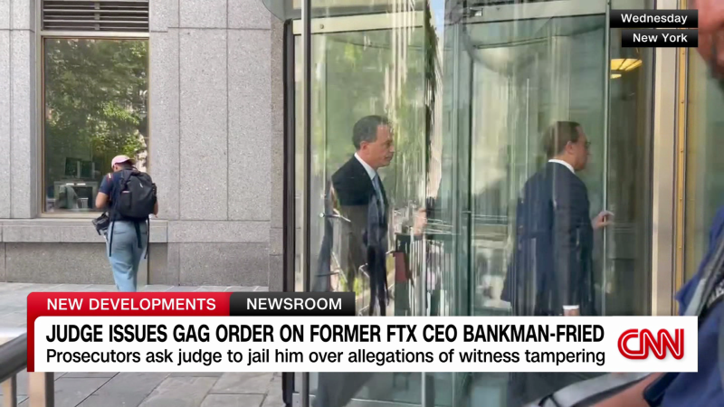 Judge issues gag order on former FTX CEO Samuel Bankman-Fried  | CNN Business