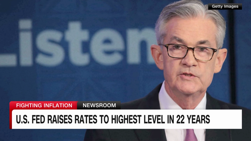 U.S. Fed raises interest rates to highest level in 22 years  | CNN Business
