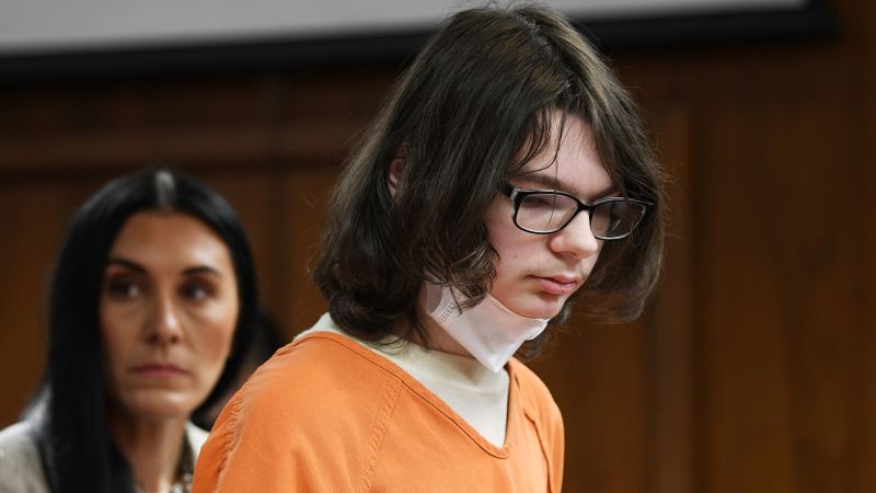 NextImg:Michigan school shooter Ethan Crumbley to appear in court today for hearing on whether he should spend life in prison | CNN
