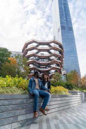 <strong>Chronicling adventures</strong>: Today the couple chronicle their adventures on their Instagram account <a href="https://www.instagram.com/thatcouplewhotravels/?hl=en" target="_blank" target="_blank">@thatcouplewhotravels.</a> Here they are pictured in New York City.