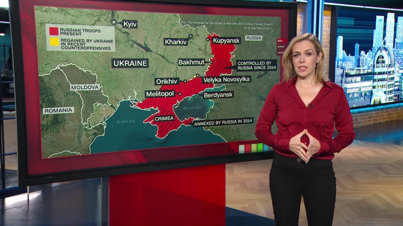 Video: Reporter breaks down progress of Ukraine’s counteroffensive on map | CNN
