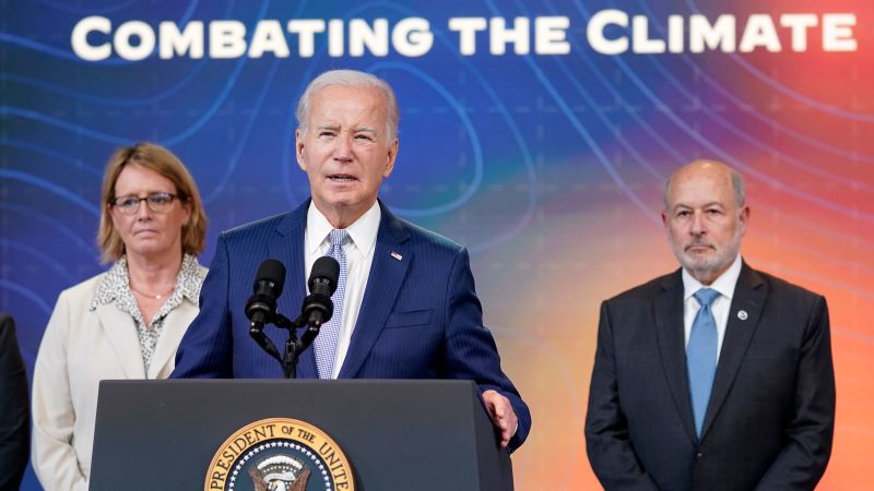 Biden unveils new measures aimed at addressing extreme heat as US swelters