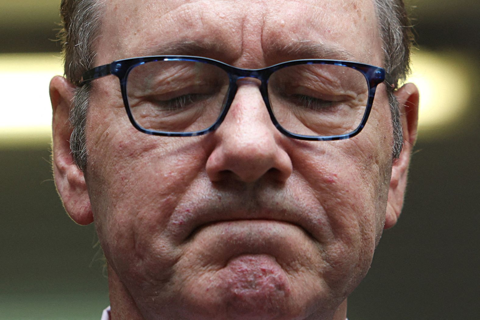 Actor Kevin Spacey reacts outside a London court after <a href="https://www.cnn.com/2023/07/26/uk/kevin-spacey-trial-jury-verdict-intl/index.html" target="_blank">he was found not guilty</a> of seven counts of sexual assault and two counts of other serious sexual offenses. In a brief statement to reporters outside the court shortly after the verdict, Spacey said he was "humbled" and "enormously grateful to the jury for having taken the time to examine all of the evidence and all of the facts carefully."