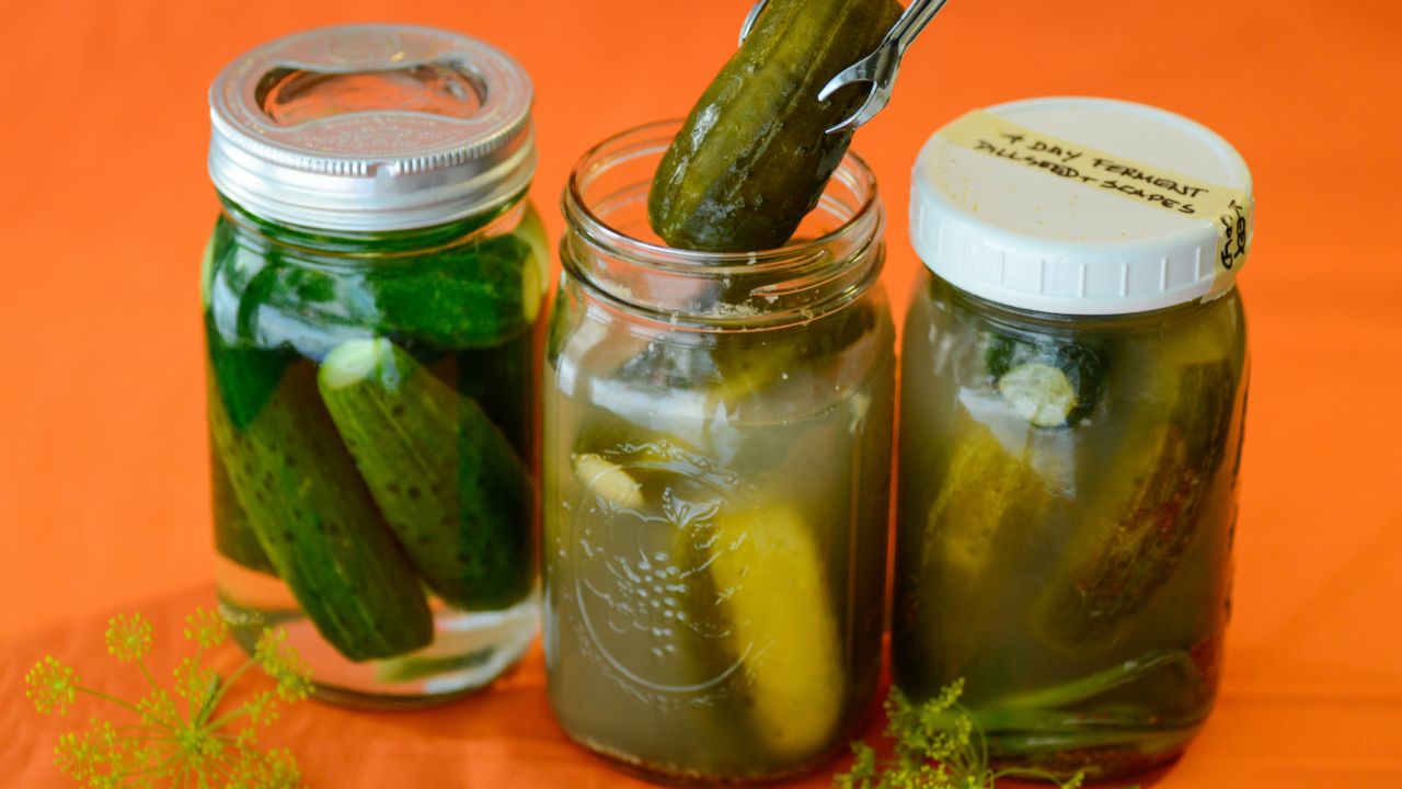 WASHINGTON, DC - JULY 1: Deli-Style Fermented Sour Pickles. (Photo by Dixie D. Vereen/For The Washington Post)