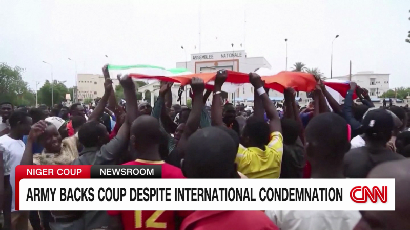 Niger army endorses presidential coup plotters despite international condemnation | CNN