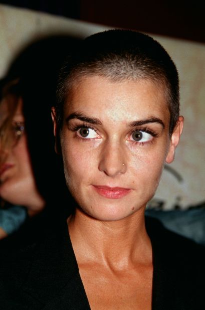Sinéad O'Connor's buzzcut was a key component of her public image.