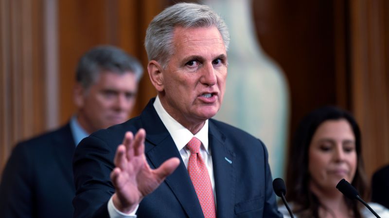 NextImg:McCarthy deflects questions about new Trump obstruction charges | CNN Politics