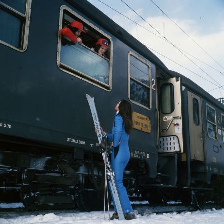 <strong>Cruise train: </strong>The new tourist-dedicated trains will do mini "cruise" itineraries to ski destinations -- just as this train did in 1978. 