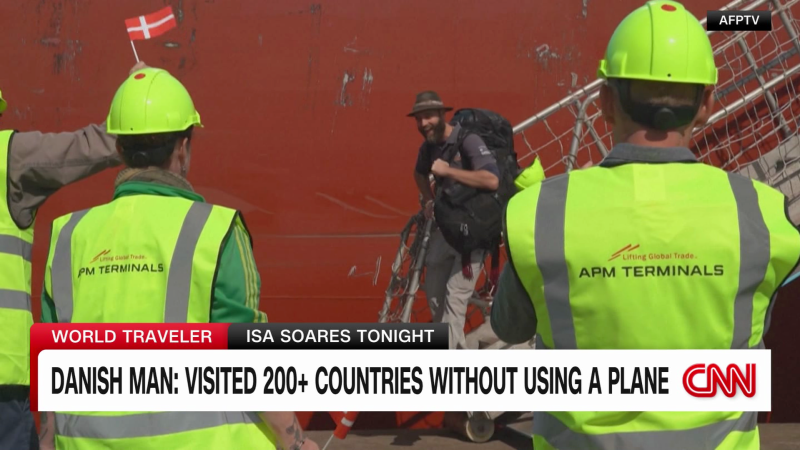 Danish man visits 200+ countries without using a plane | CNN