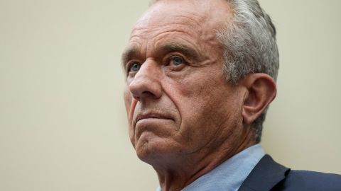 Robert F. Kennedy, Jr., testifies before a House Judiciary Select Subcommittee on the Weaponization of the Federal Government hearing on Capitol Hill in Washington, Thursday, July 20, 2023. (AP Photo/Patrick Semansky)