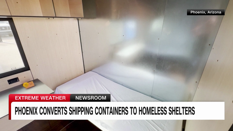 Phoenix converts shipping containers to air-conditioned shelters | CNN