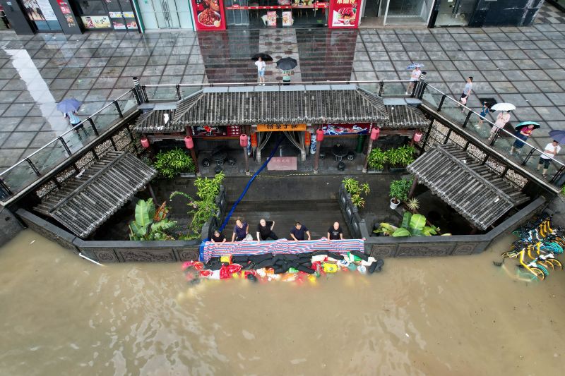 Typhoon Doksuri Brings Heavy Rain To North China, Rainfall Alert Issued ...