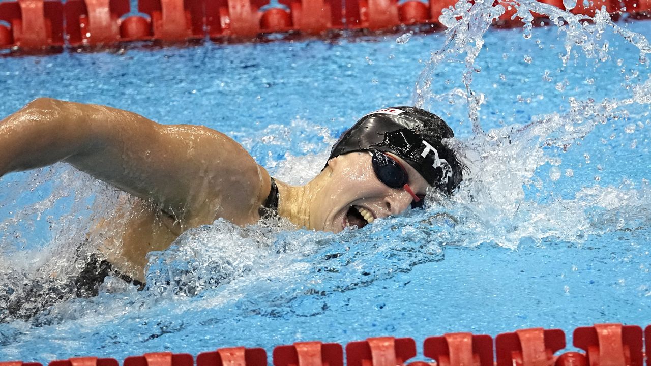 Katie Ledecky overtakes Michael Phelps for most individual world titles ...