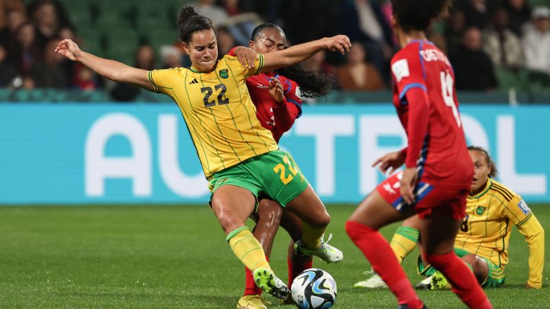 NextImg:Jamaica makes history by beating Panama for first Women's World Cup win | CNN