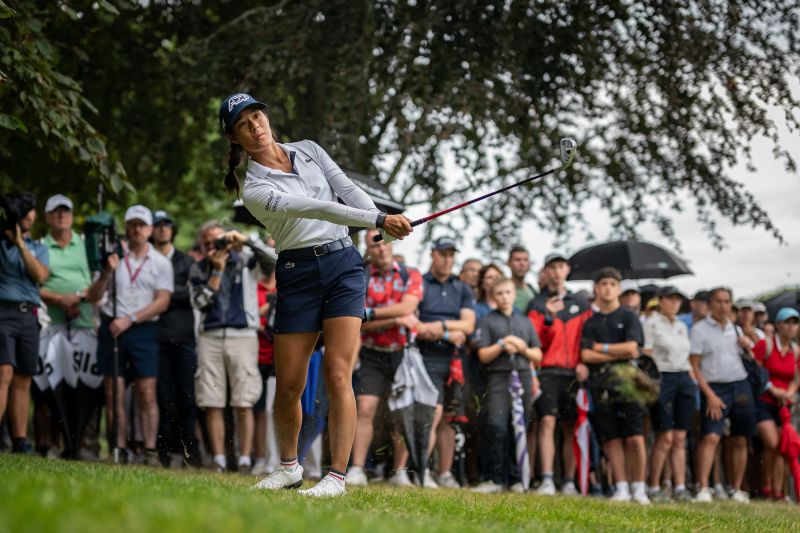 Céline Boutier A small town holds its breath as home hero edges closer to fairytale first major at Evian Championship photo