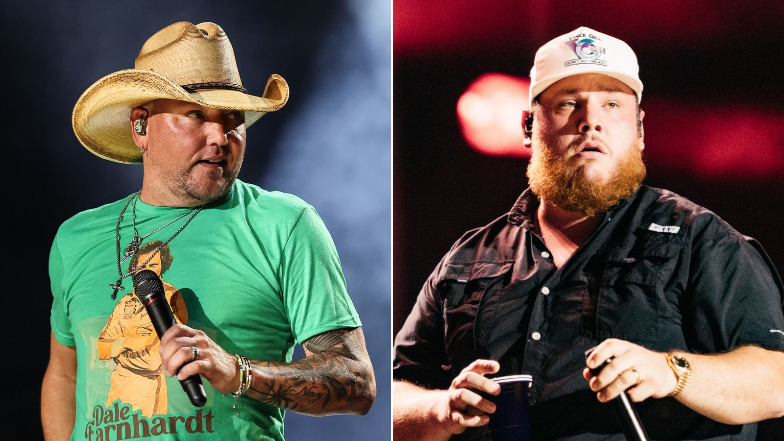 Jason Aldean and Luke Combs