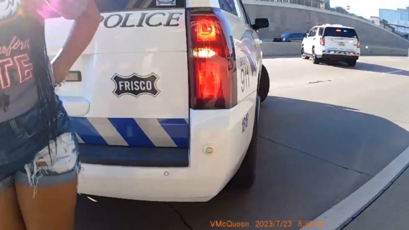 Video shows Frisco, Texas, police drawing guns on family during ‘high risk’ traffic stop | CNN