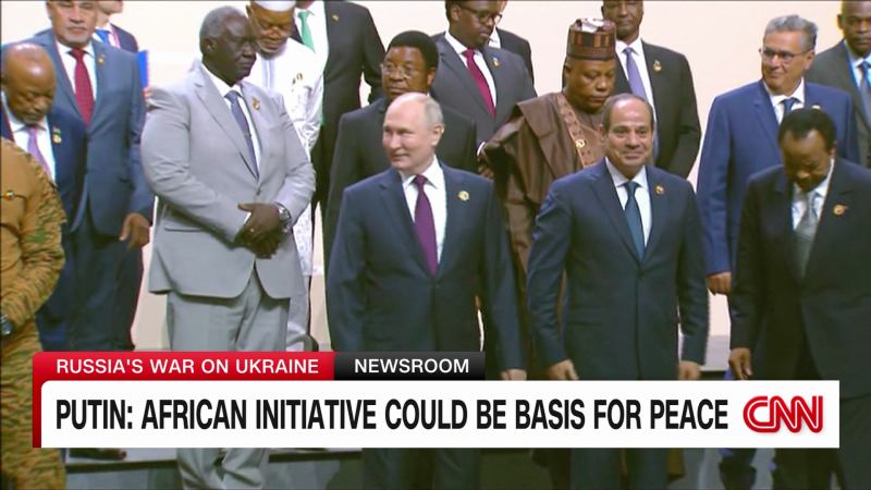 Putin says African initiative could be basis for peace in Ukraine | CNN