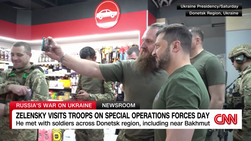 Zelensky visits troops on Special Operations Forces Day | CNN