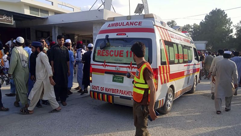 Video shows aftermath of suicide bombing Bajaur, Pakistan | CNN