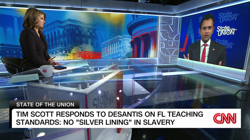 Ramaswamy: ‘Obviously’ teach kids about ‘awful legacy of slavery’ | CNN Politics