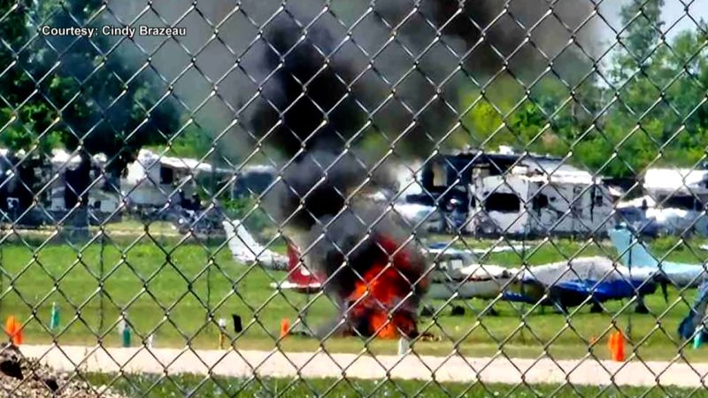 2023 Oshkosh Air Show: Aircraft Crashes In Wisconsin Leave 4 Dead, 2 ...