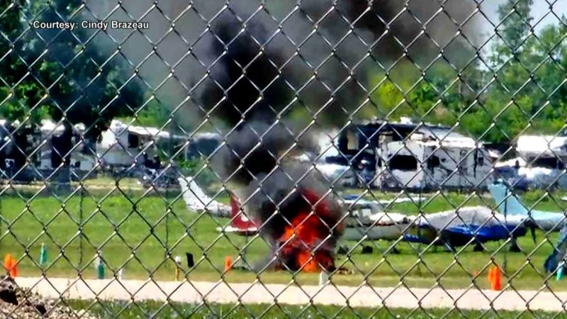 4 people were killed in separate aircraft crashes before a major air show in Oshkosh, Wisconsin | CNN