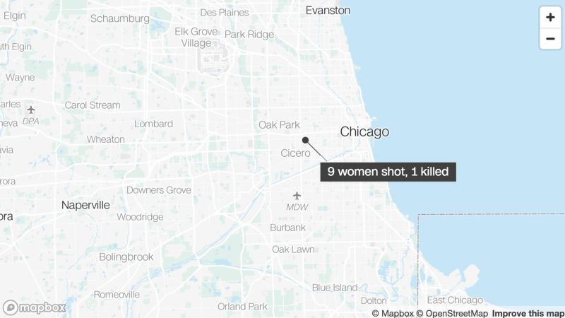 1 жена убита, 8 други ранени при масова стрелба в Уест Сайд Чикаго, съобщи полицията