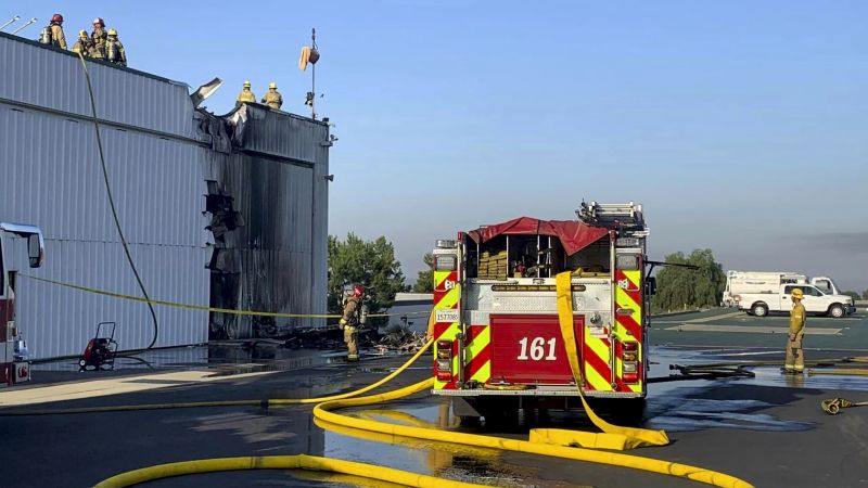 NextImg:3 dead after plane crashes into California airport hangar while taking off, authorities say | CNN