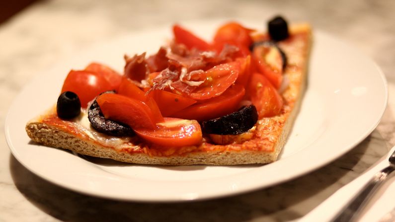 <strong>Catalan coca:</strong> In the Catalonia region of Spain, this creation akin to pizza is often topped with roasted vegetables.