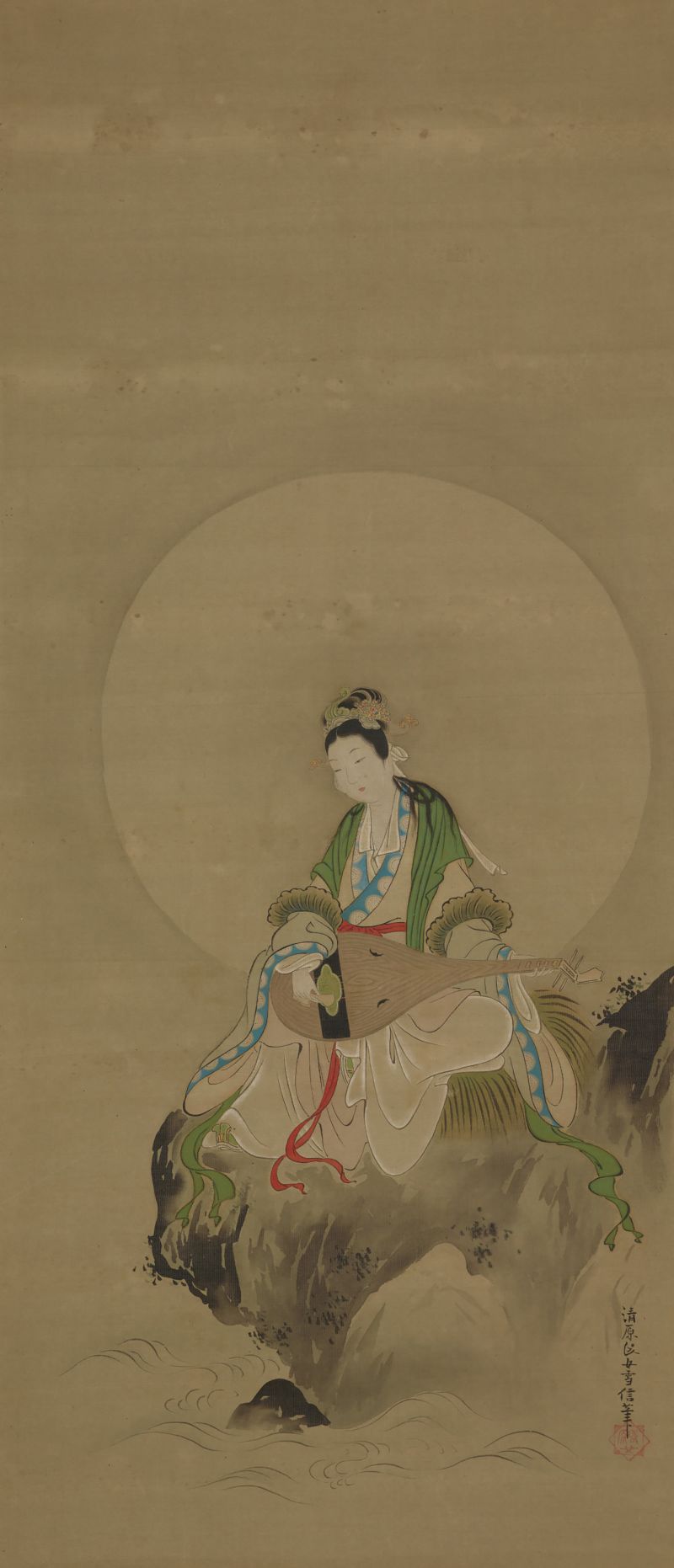 日本画 女性の肖像画