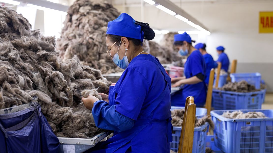 Cashmere processing remains relatively rare in Mongolia, which currently exports up to 90% of the material raw.
