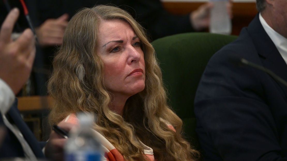 Lori Vallow Daybell siège lors de son audience de détermination de la peine au palais de justice du comté de Fremont à Saint-Louis.  Anthony, Idaho, lundi 31 juillet 2023.