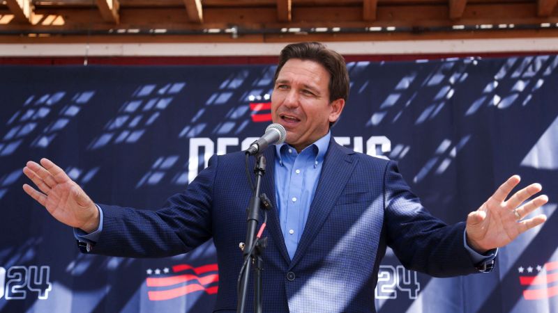 NextImg:DeSantis sharpens critique of Trump but faces huge odds | CNN Politics