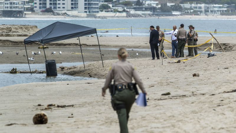 Lifeguard discovers body inside a plastic barrel at a Malibu, California, beach