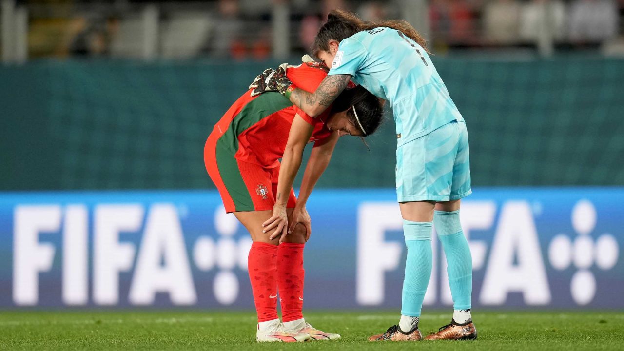 It was heartbreak for Portugal's players at full time.