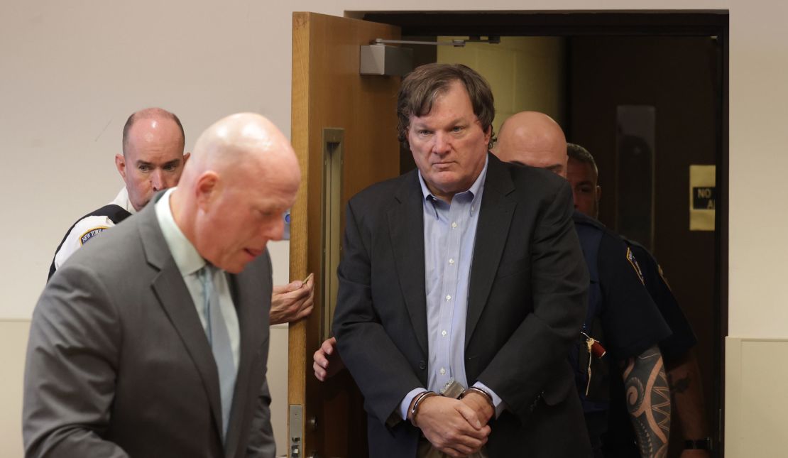 Rex Heuermann appears before Judge Timothy Mazzei in Suffolk County Court on August 1, 2023.