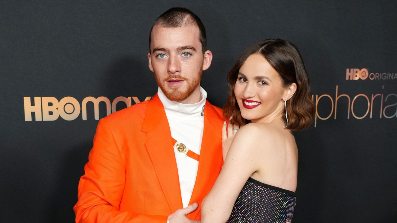 Angus Cloud and Maude Apatow in 2022.