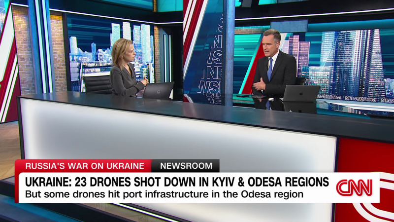 Russian drones strike key infrastructure in Ukraine