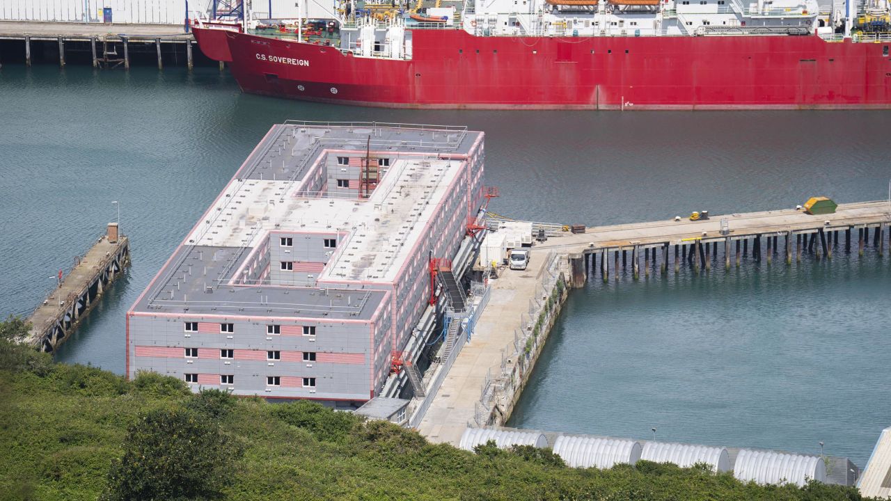 Bibby Stockholm: UK barge to house asylum-seekers is branded a death