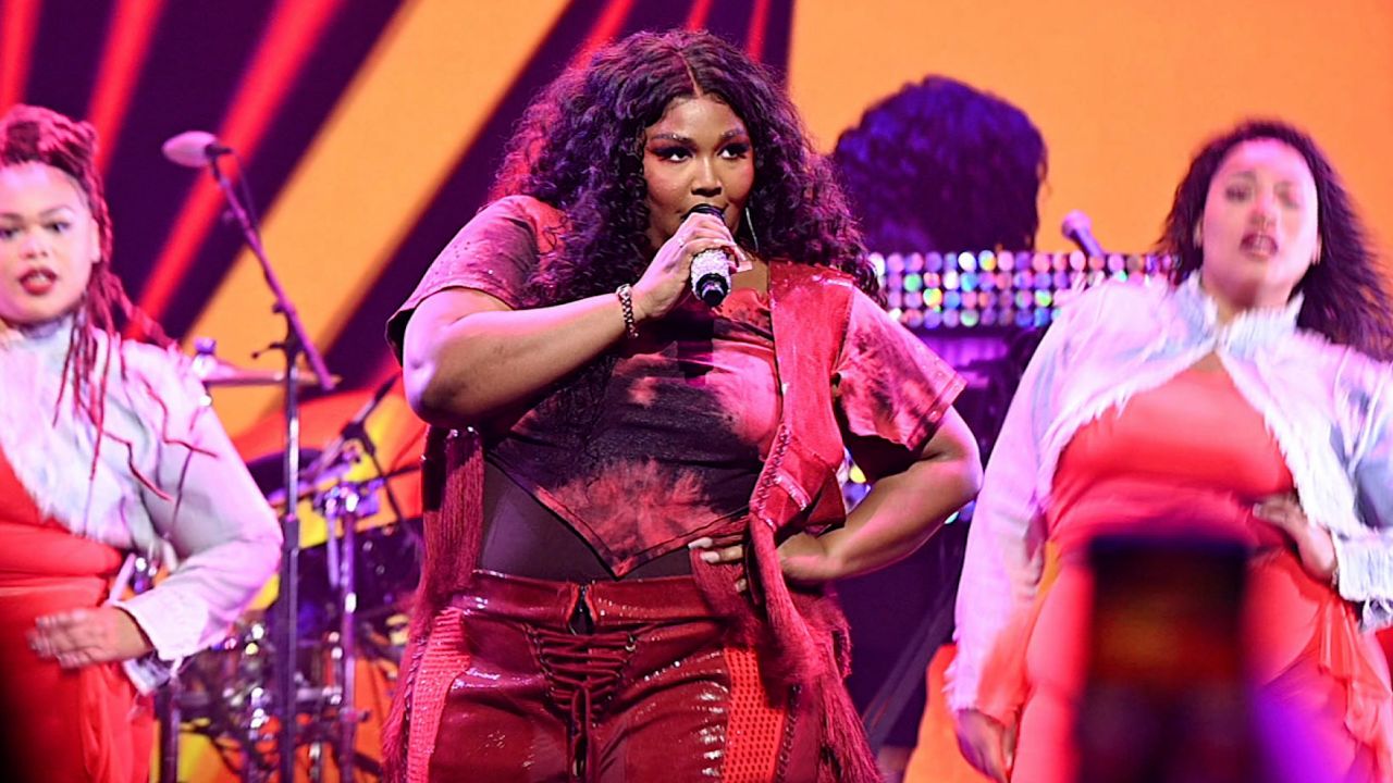 Lizzo on stage