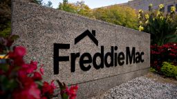 Signage stands outside the Freddie Mac headquarters in McLean, Virginia, U.S., on Tuesday, Oct. 1, 2019. Freddie and Fannie Mae will be allowed to boost their capital by billions of dollars to protect against potential losses, a key step in the Trump administration's push to free the mortgage giants from U.S. control. Photographer: Andrew Harrer/Bloomberg via Getty Images