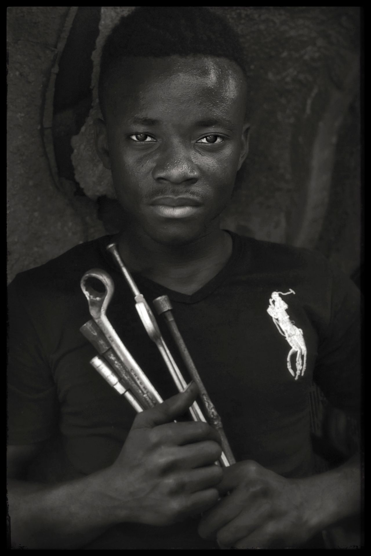 Barry Mayes, United Kingdom, 3rd Place -- Portrait, "Diesel Mechanic", Shot on iPhone 7 Plus, Kissy Town, Sierra Leone