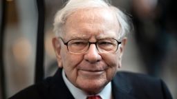 Warren Buffett, CEO of Berkshire Hathaway, attends the 2019 annual shareholders meeting in Omaha, Nebraska, May 3, 2019. 